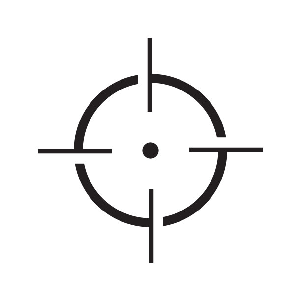 飞镖在目标图标设计矢量图片下载