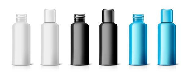 3d塑料化妆瓶透明盖图片下载