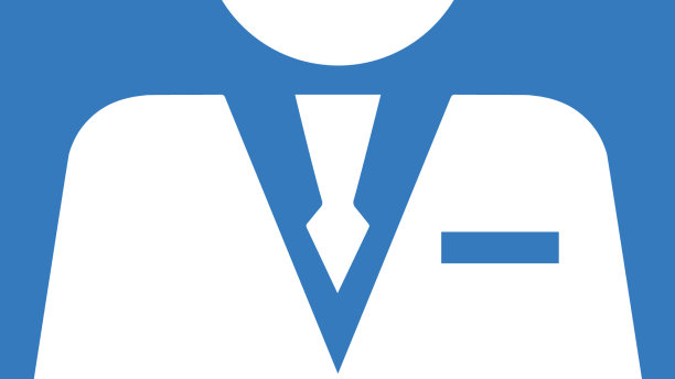 员工男员工图标蓝色设计图片下载