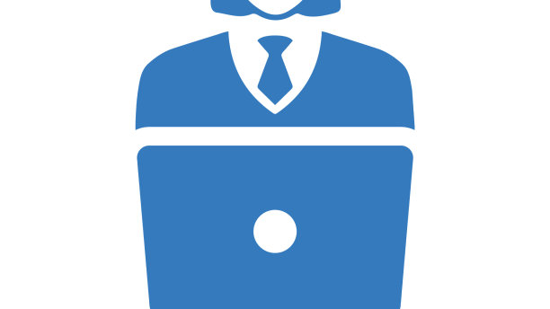 员工工作工作图标蓝色设计图片下载