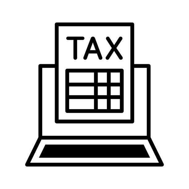在线税务支付图标图片下载