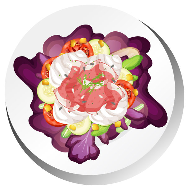 隔离健康早餐菜图片下载