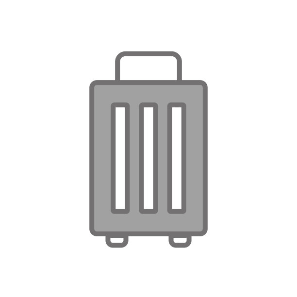 现代的手提箱。行李的情况。向量。图片下载