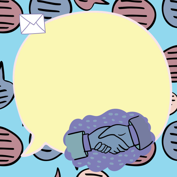 两名同事握手祝贺团队合作成功，在背景和文字空间上完成了强有力的沟通努力图片下载