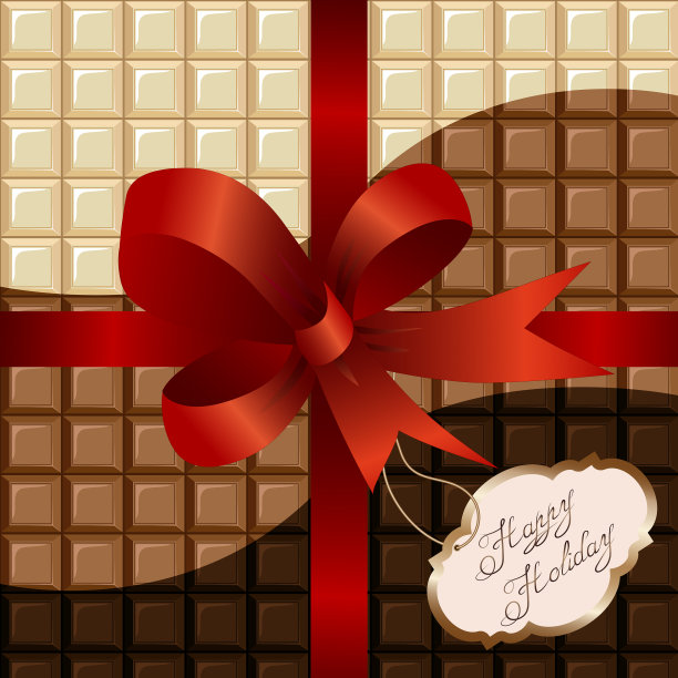 巧克力作为礼物装饰图片下载