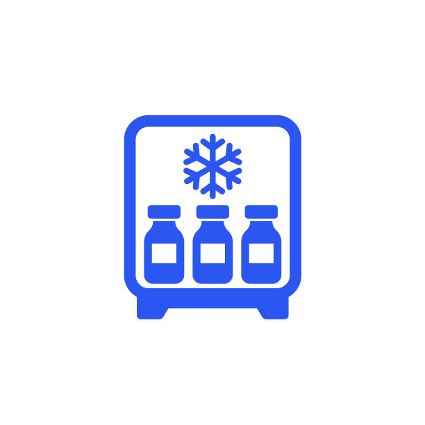 冰箱里的疫苗图标图片下载