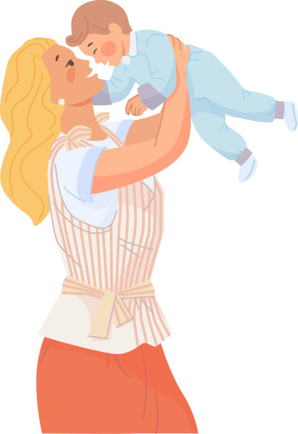 母亲与幼儿玩耍快乐的女人图片下载