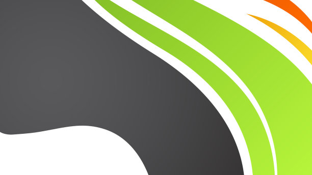 美丽的剪影女孩与彩色卷发图片下载