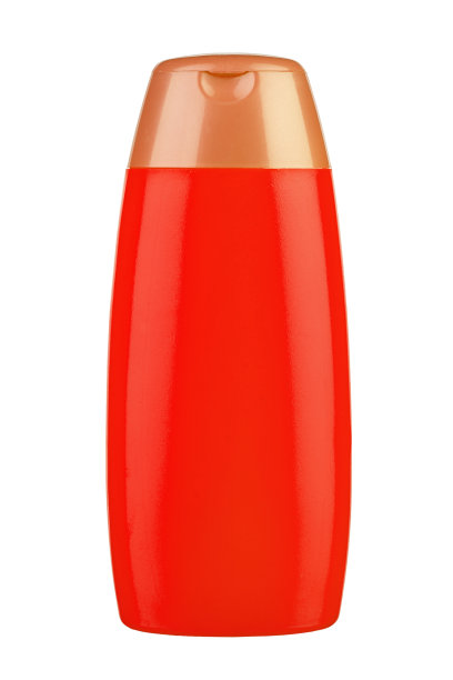 洗发水瓶子孤立在白色背景上。为您的设计做好准备。图片下载