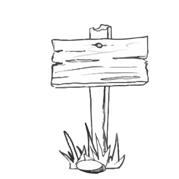 路标木制路牌与草和图片下载