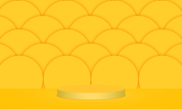 黄色工作室里的黄色讲台图片下载