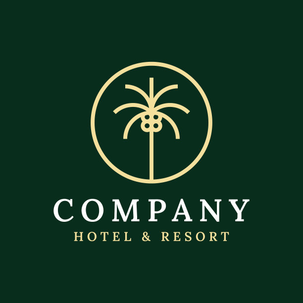 皇家棕榈标志设计图片下载