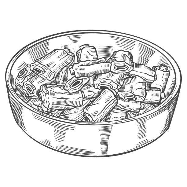 排骨韩国或韩国传统美食图片下载