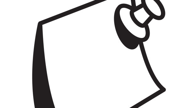 注意图标标志纸消息或文件页面图片下载