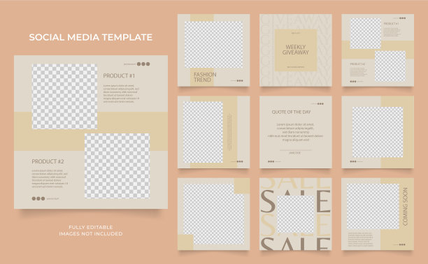 社交媒体模板横幅时尚销售图片下载