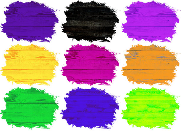 万圣节背景纹理集。万圣节邀请和卡片的彩色木制背景模板图片下载