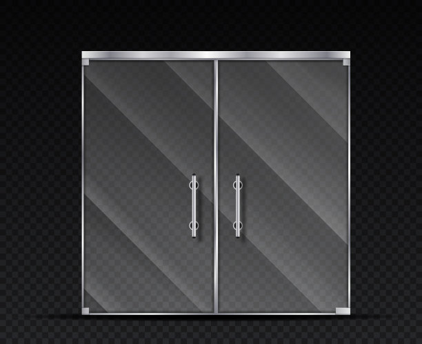 玻璃门关闭图片下载