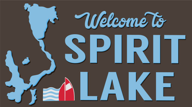 欢迎来到爱荷华州的灵湖图片下载