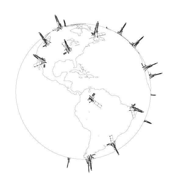 地球上的石油钻井平台图片下载