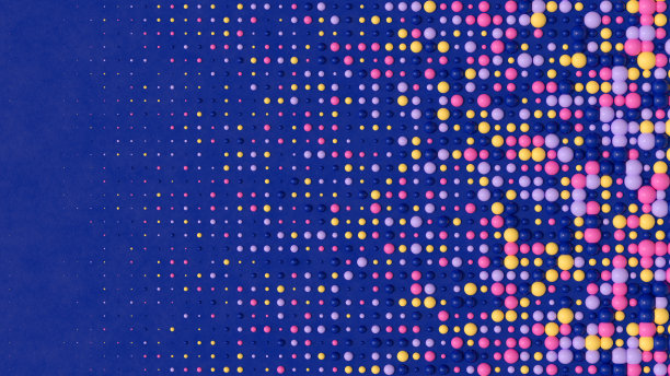 抽象彩色球体背景图片下载