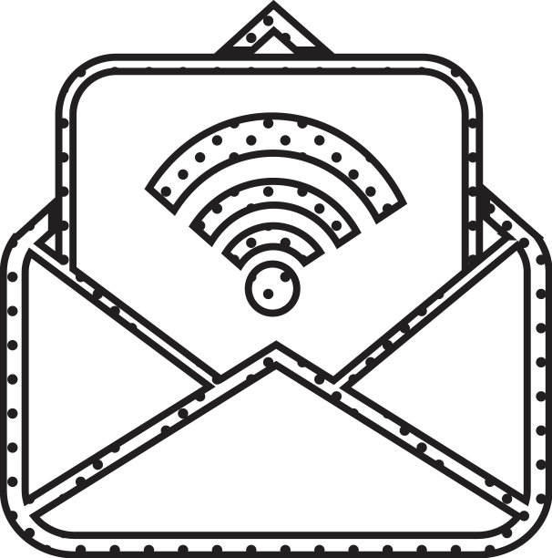 电子邮件和邮件图标符号设计图片下载