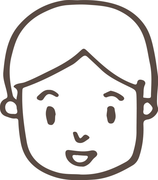 手绘人图标标志符号设计图片下载