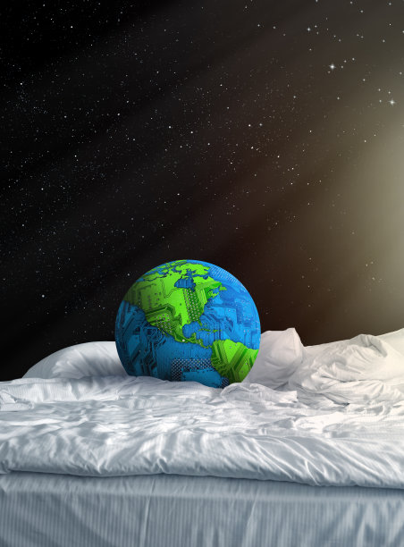 数字世界与宇宙的虚拟现实概念图片下载