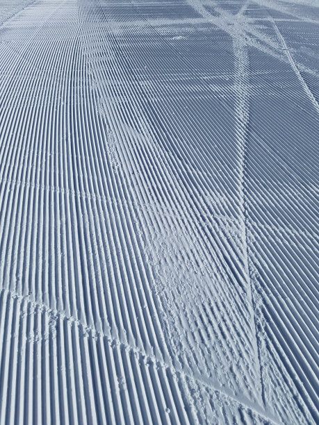 灯芯绒图案在修剪的雪图片下载