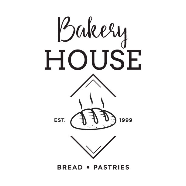 面包房插图设计矢量图片下载