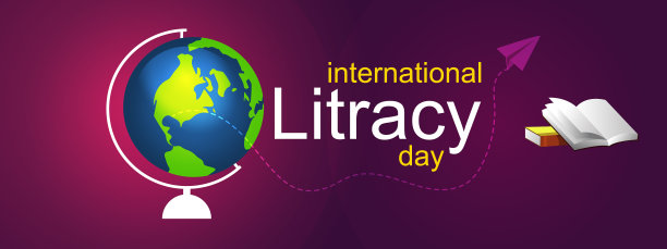 国际识字横幅设计日图片下载