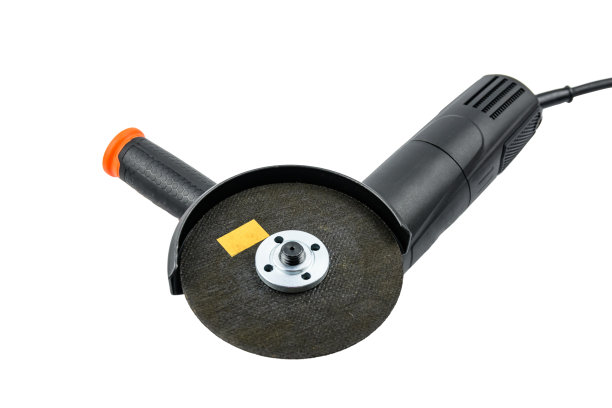 角磨机孤立在一个白色背景图片下载