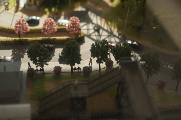 小城镇的典范。山地局部性模型。图片下载