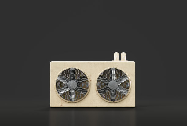 老式工业空调，军工装备，3d渲染图片下载