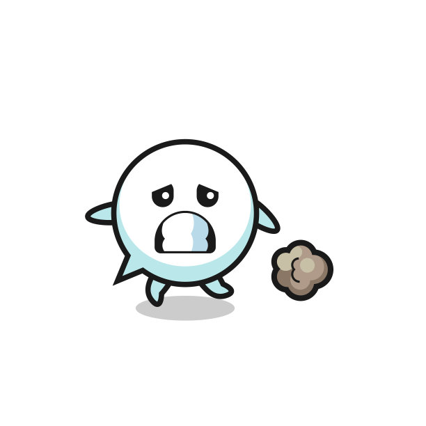 在恐惧中奔跑的言论泡沫图片下载