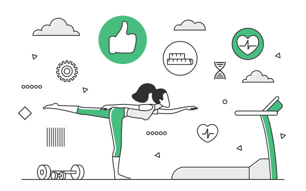 带训练器材的运动健身馆图片下载