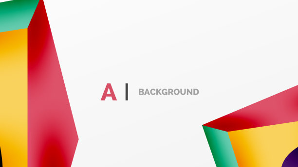 抽象背景-三维抽象形状墙纸图片下载