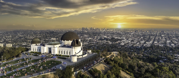 洛杉矶加州天际线景观图片下载