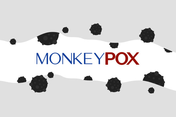 猴痘病毒病概念豪华设计图片下载