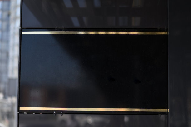 招牌模型，广告模板，空框复制空间，标志和文字。图片下载