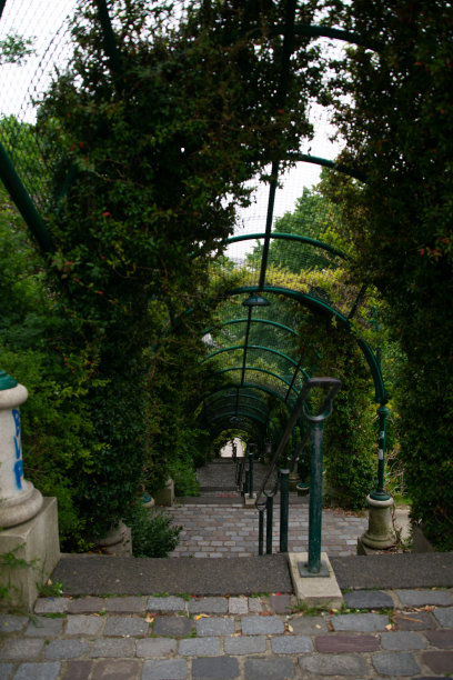 贝尔维尔公园的楼梯图片下载