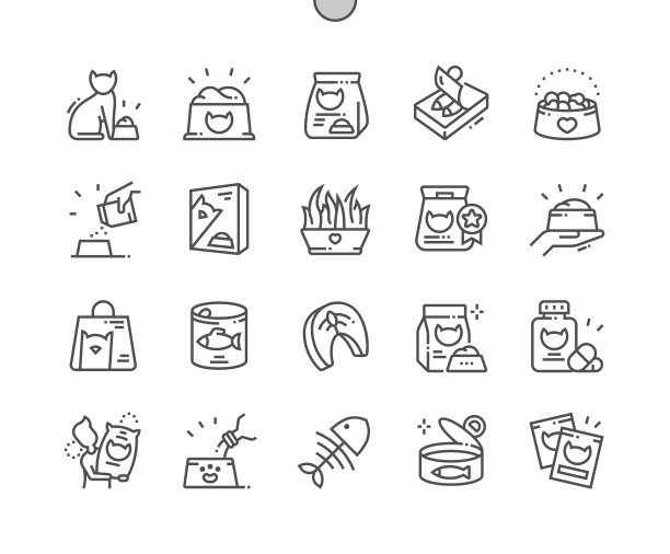 猫粮产品，用于小猫宠物碗图片下载