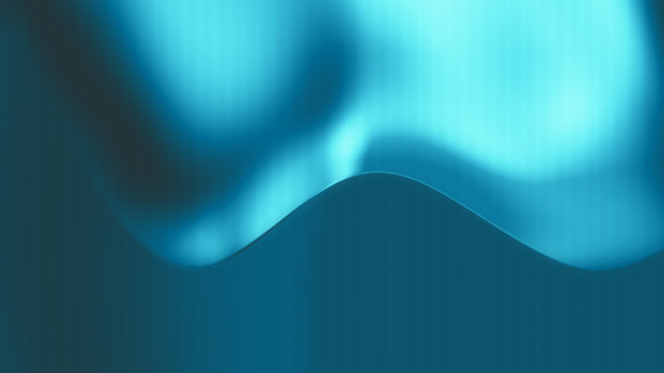 带有LED纹理背景的光滑蓝色流体波，用于品牌和产品展示。高质量的细节图片下载