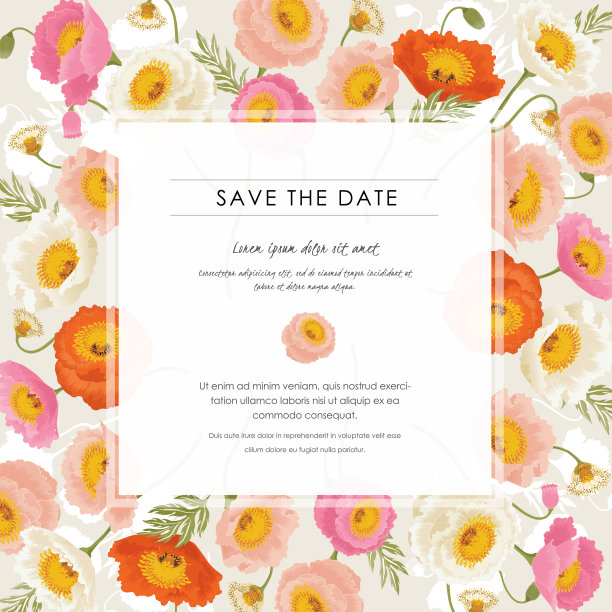 小狗花框孤立的现实的开花，枝，叶矢量图像。手绘草图的基础线艺术矢量插图图片下载