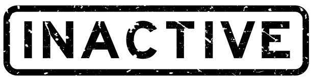 Grunge黑色不活跃字方橡胶密封图片下载