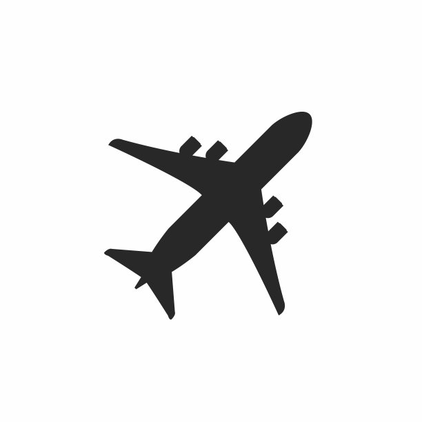 矢量平面飞机图标图片下载