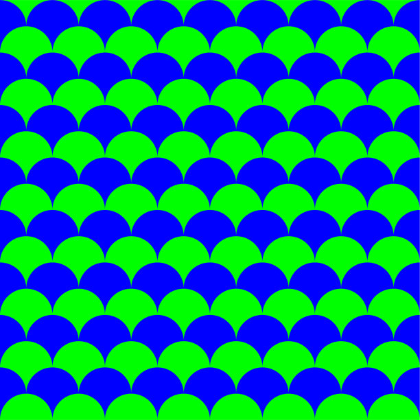 比例几何无缝图案。Scuama纹理。鱼的鳞片图片下载