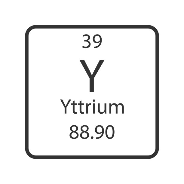 钇的象征。元素周期表中的化学元素。矢量插图。图片下载