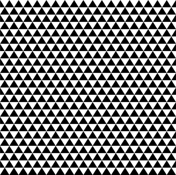 三角形无缝模式。简单的向量几何背景。图片下载