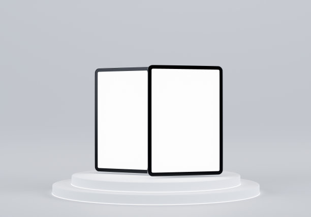 产品展示的讲台背景。三维演示图片下载