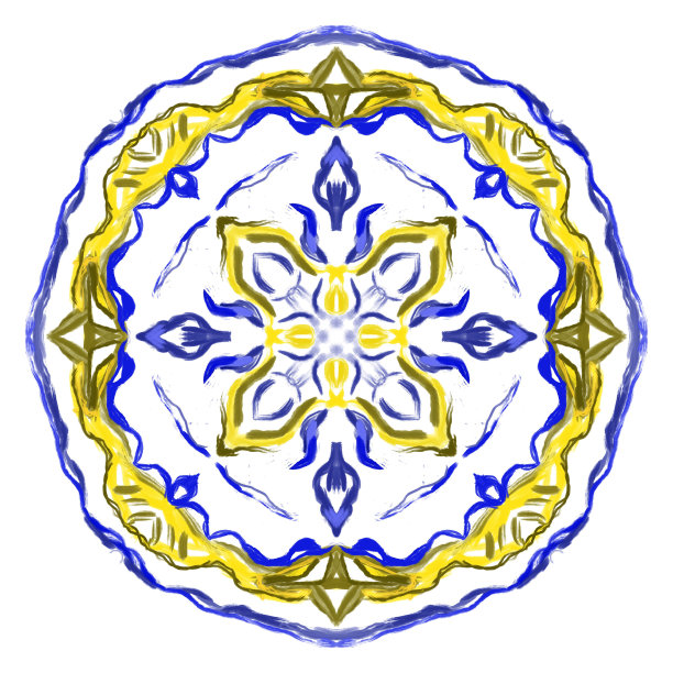 花卉图案装饰板。设计用于瓷砖、瓷釉、水彩装饰图片下载